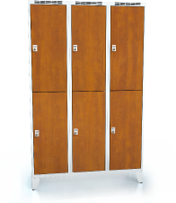 Divided cloakroom locker ALDERA with feet 1920 x 1200 x 500